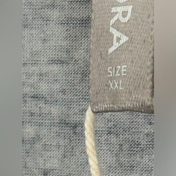 NORACORA 3/4 sleeve with scalloped v-neck midi length dress Women Size 2XL Blue - Picture 3 of 4